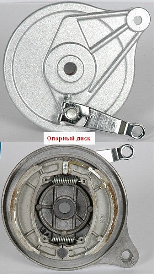 Крышка тормозных колодок / опорный диск
